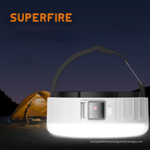 Lanterna de acampamento recarregável de LED super brilhante leve OEM lanterna de acampamento portátil usb para exterior lâmpada de acampamento leve